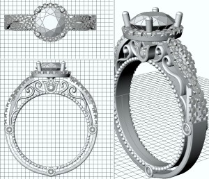 custom engagement ring design